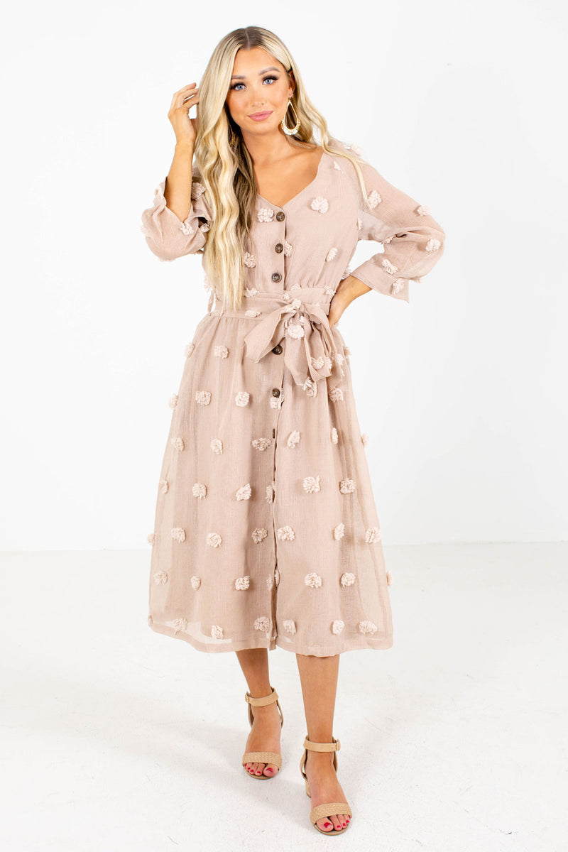 The Final Rose Button-Up Midi Dress