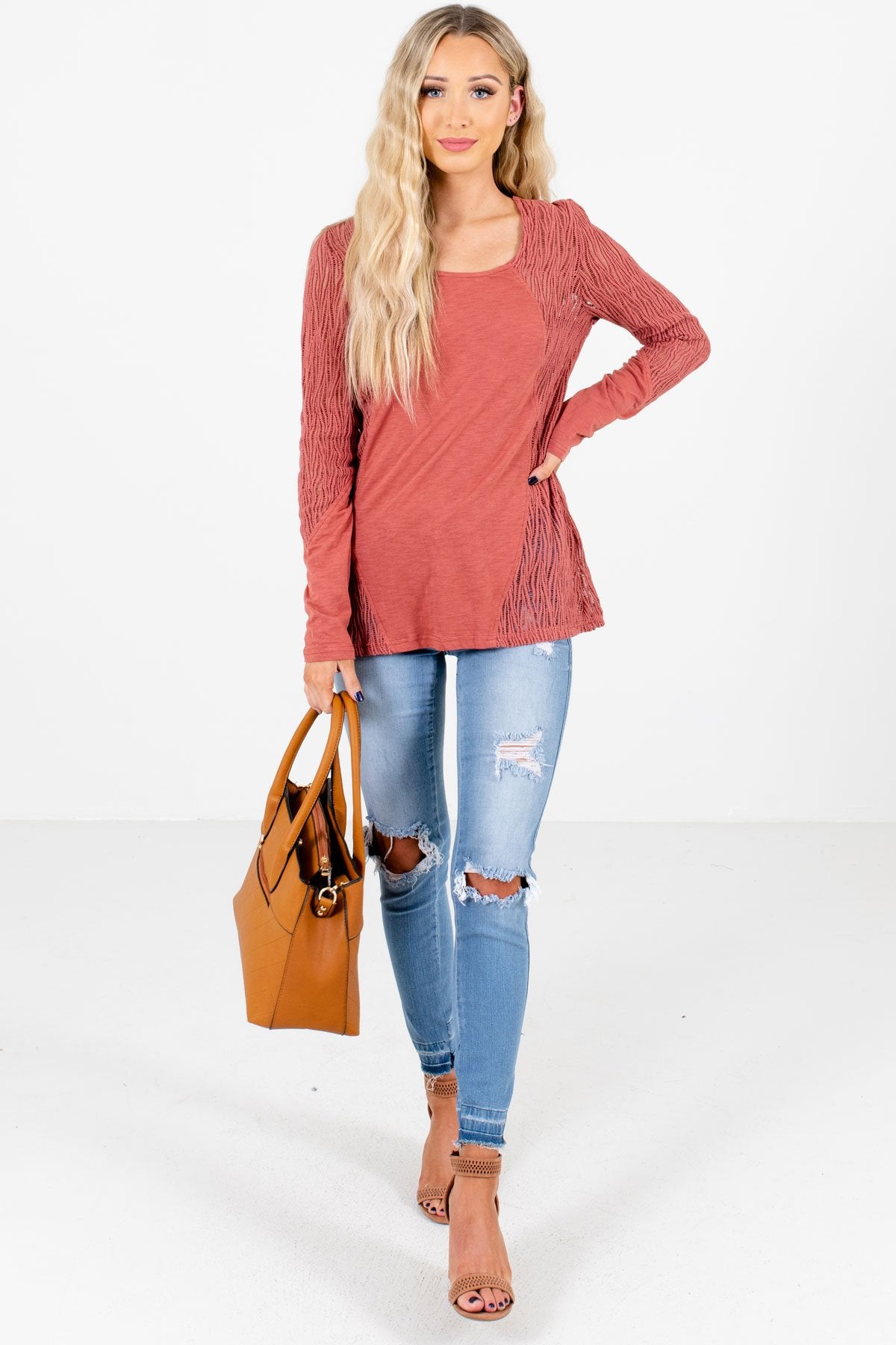 Women’s Coral Fall and Winter Boutique Clothing