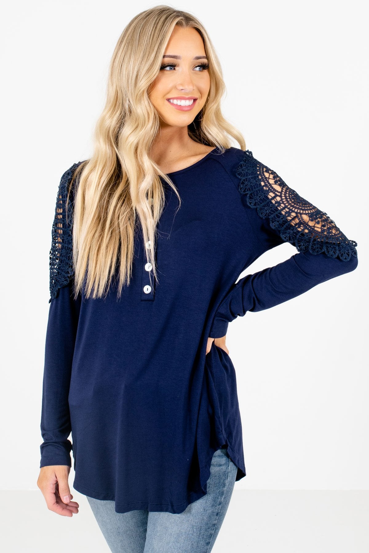 Women’s Navy Fall and Winter Boutique Clothing