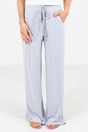 Heather Gray Soft and Stretchy Boutique Pants for Women