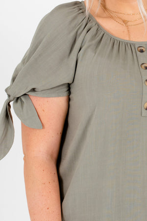 Green Affordable Online Boutique Plus Size Clothing for Women