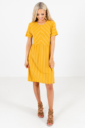 Women's Mustard Spring and Summertime Boutique Clothing