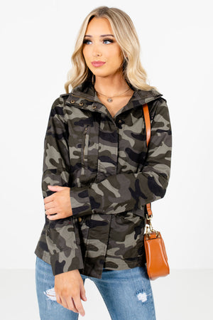 Women's Green Layering Boutique Jackets