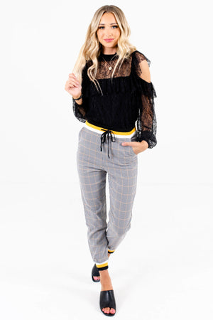 Women's Black Business Casual Boutique Pants