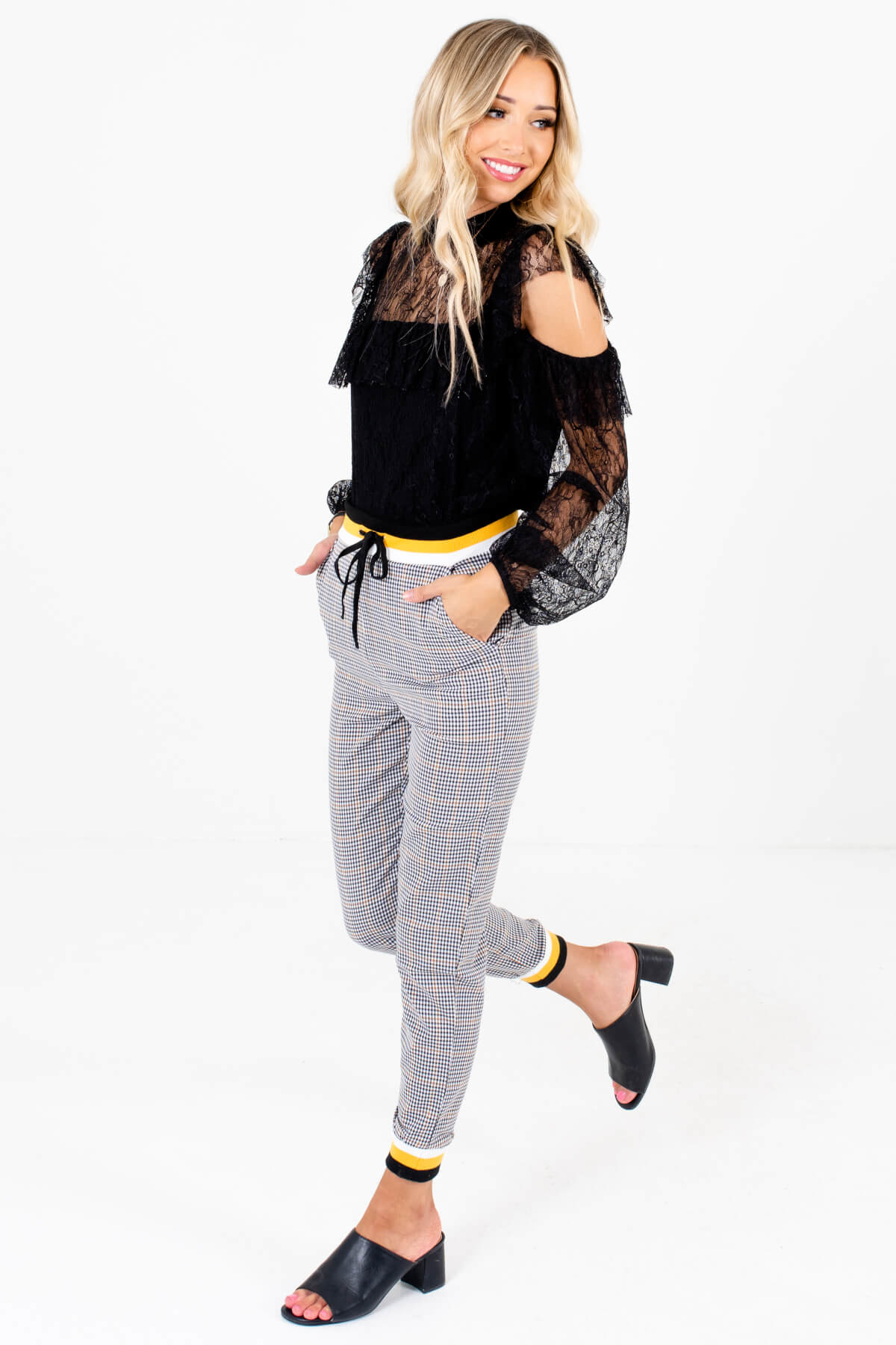 Black Cute and Comfortable Boutique Pants for Women