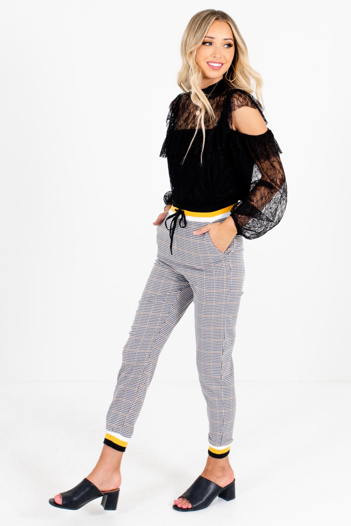 Black Fall Style Boutique Pants for Women
