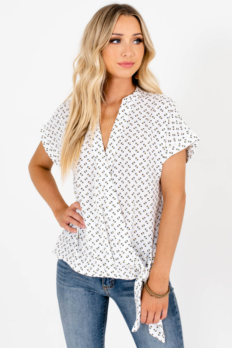 Try Something New White Blouse