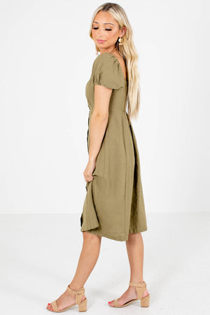 Two Worlds Apart Knee-Length Dress