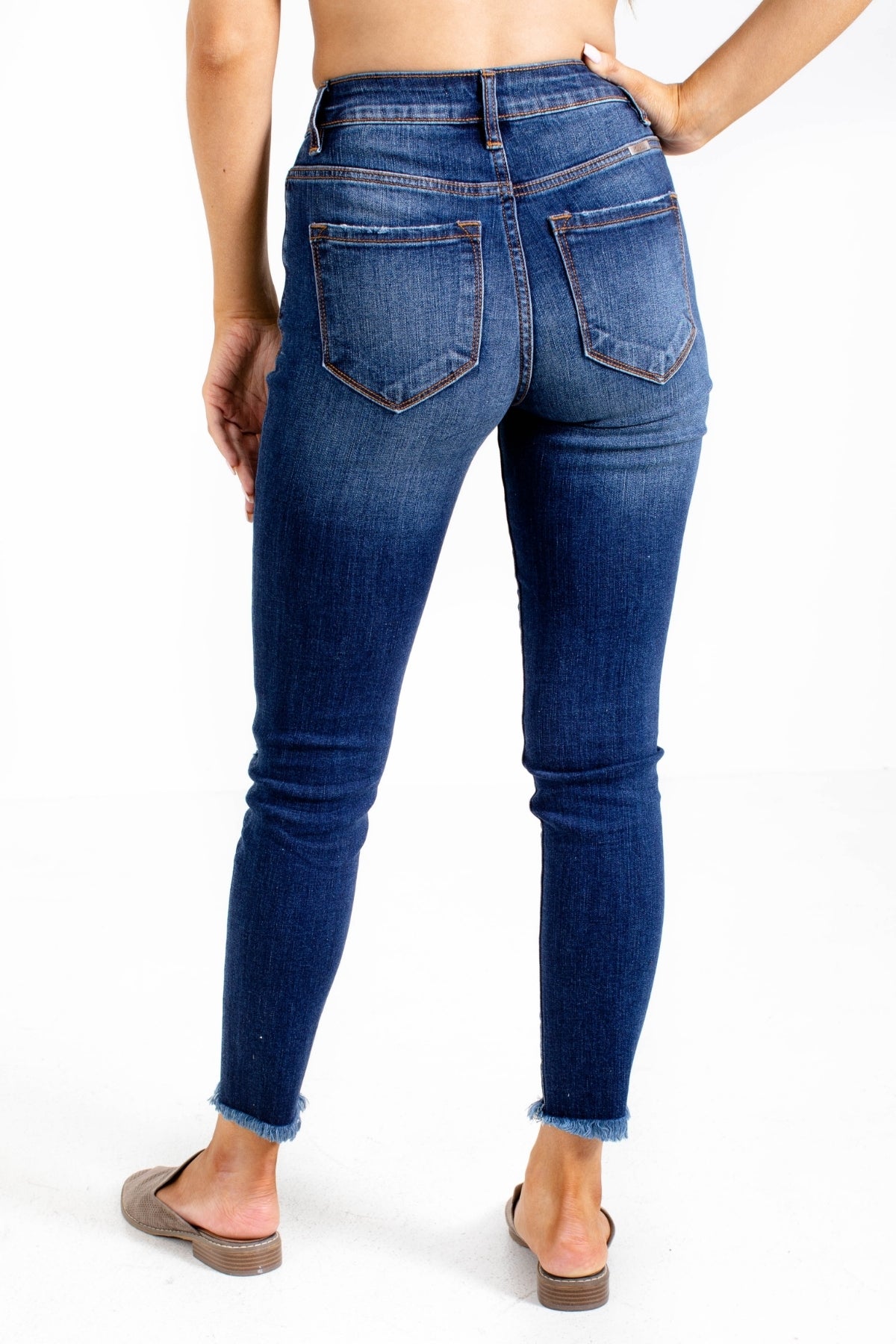 Back Pockets on Denim Jeans by Bella Ella Boutique.