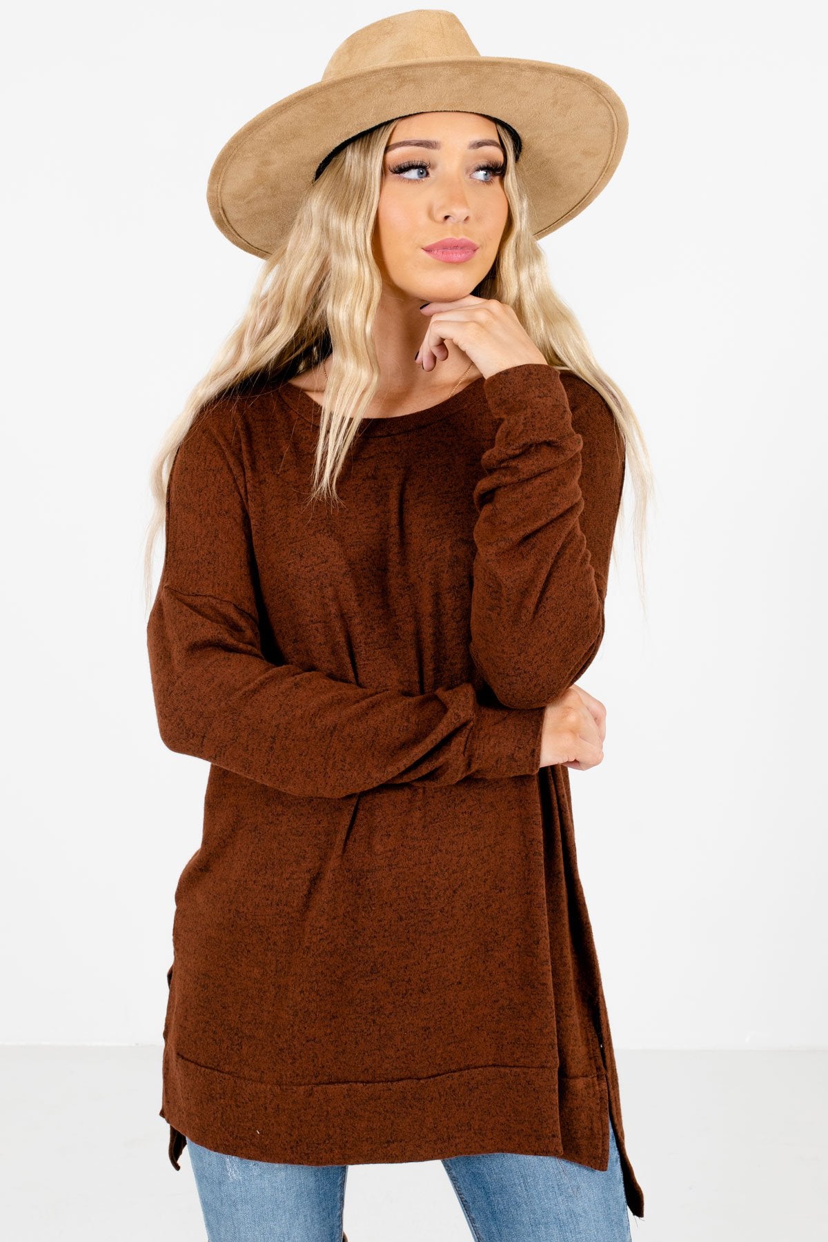 Women’s Brown Warm and Cozy Boutique Clothing