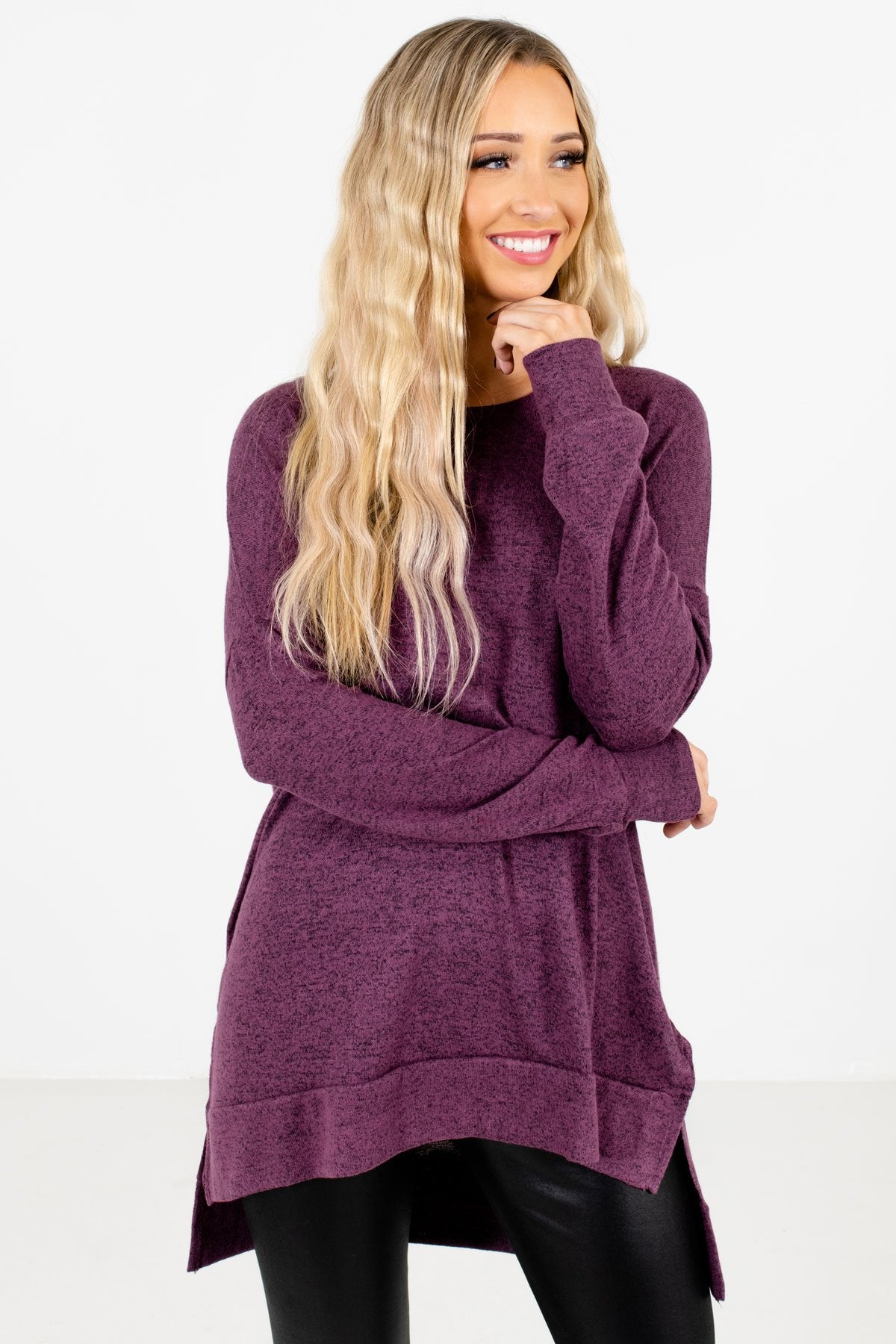 Women’s Purple Warm and Cozy Boutique Clothing