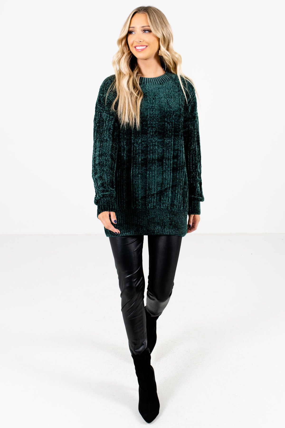 Green Cute and Comfortable Boutique Sweaters for Women
