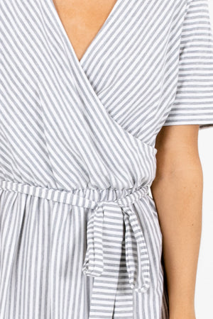Gray Cute and Comfortable Boutique Maxi Dresses for Women