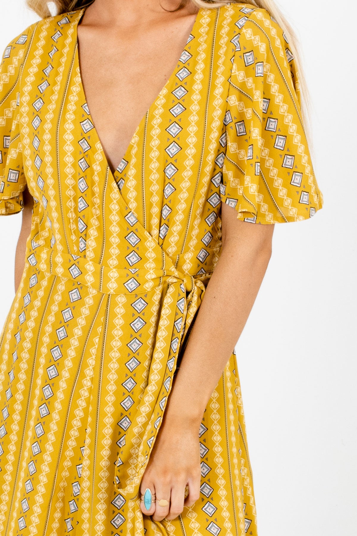 Mustard Cute and Comfortable Boutique Maxi Dresses for Women