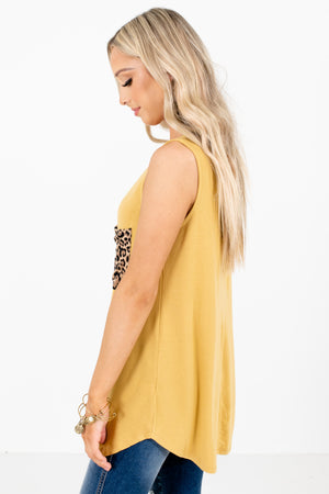 Women's Mustard Spring and Summertime Boutique Clothing