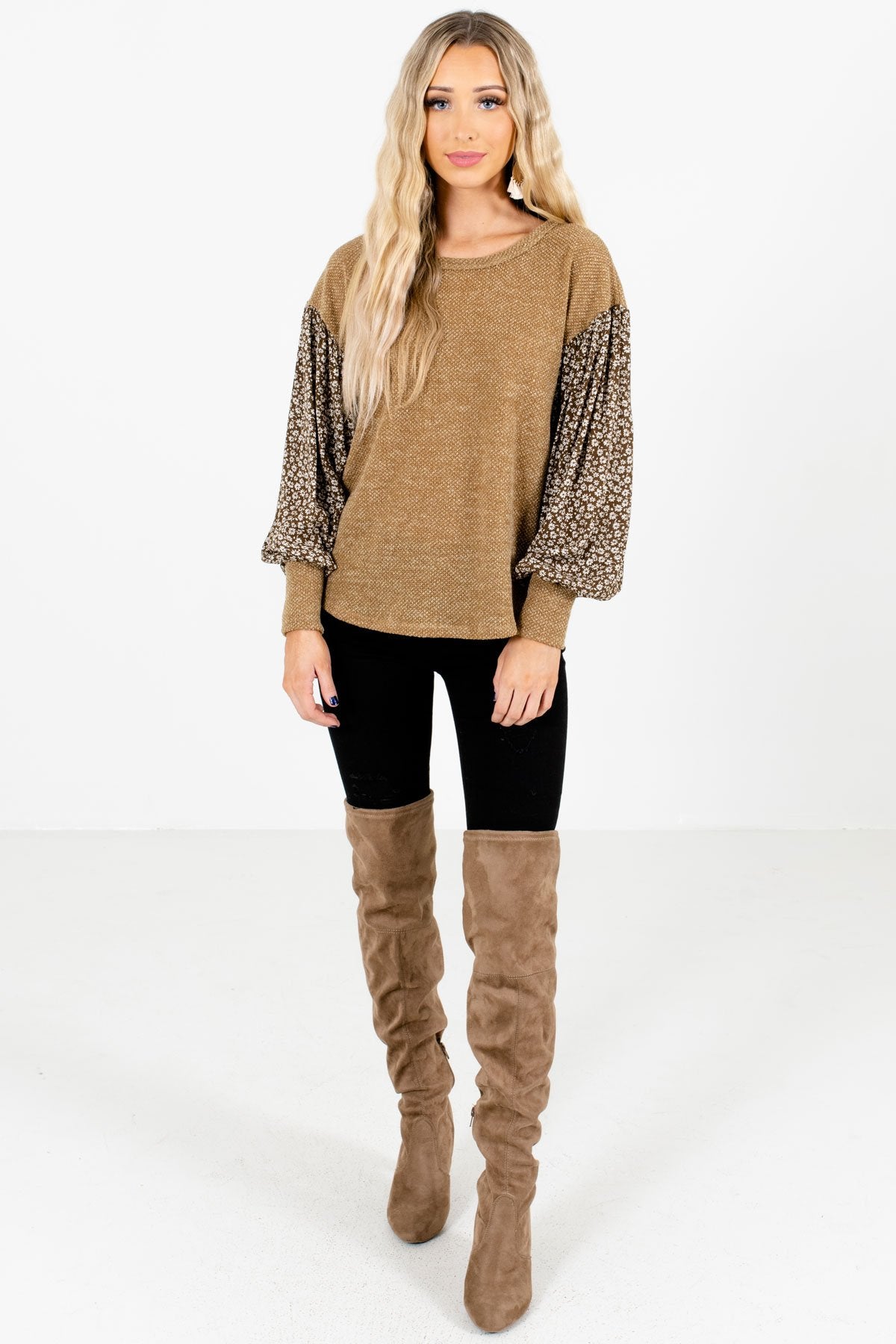 Women’s Olive Fall and Winter Boutique Clothing