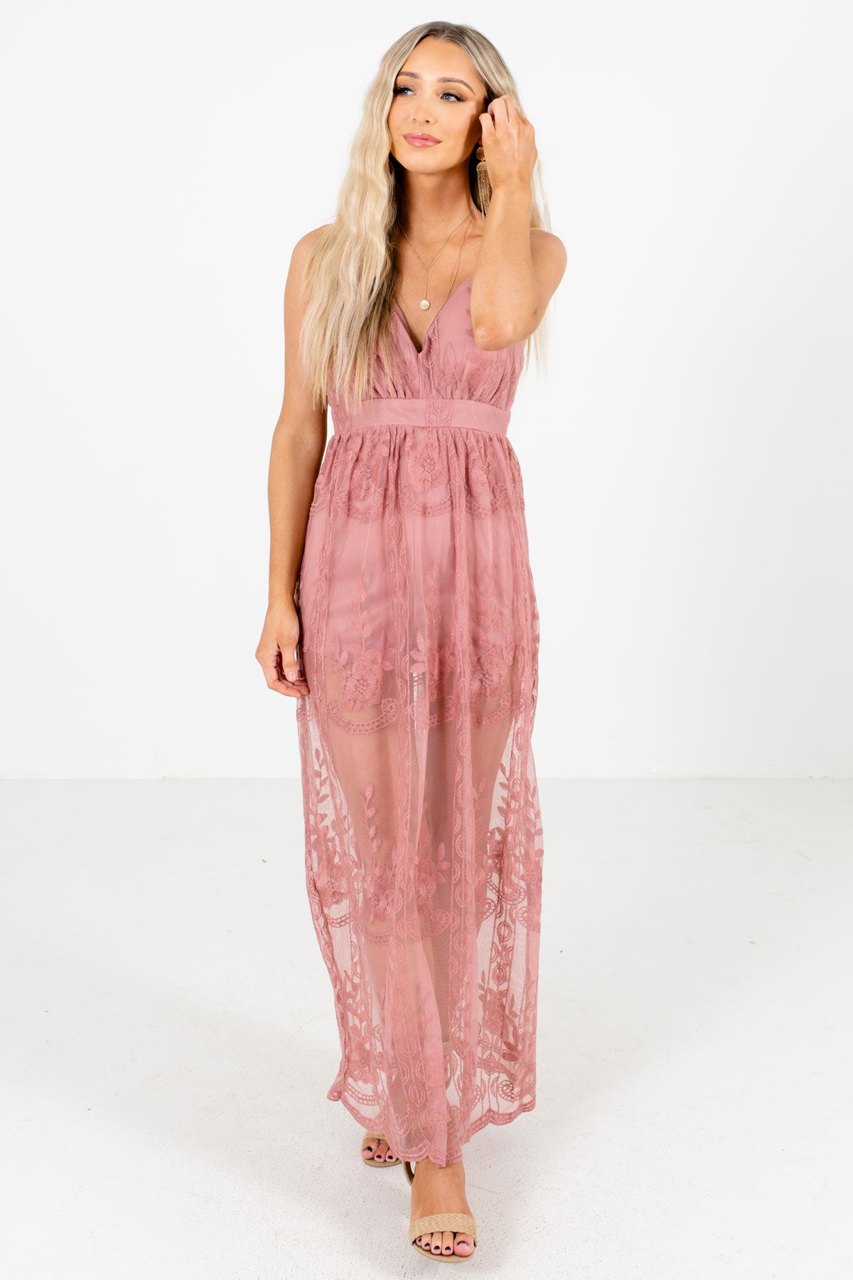 Dark Mauve Cute and Comfortable Boutique Maxi Rompers for Women