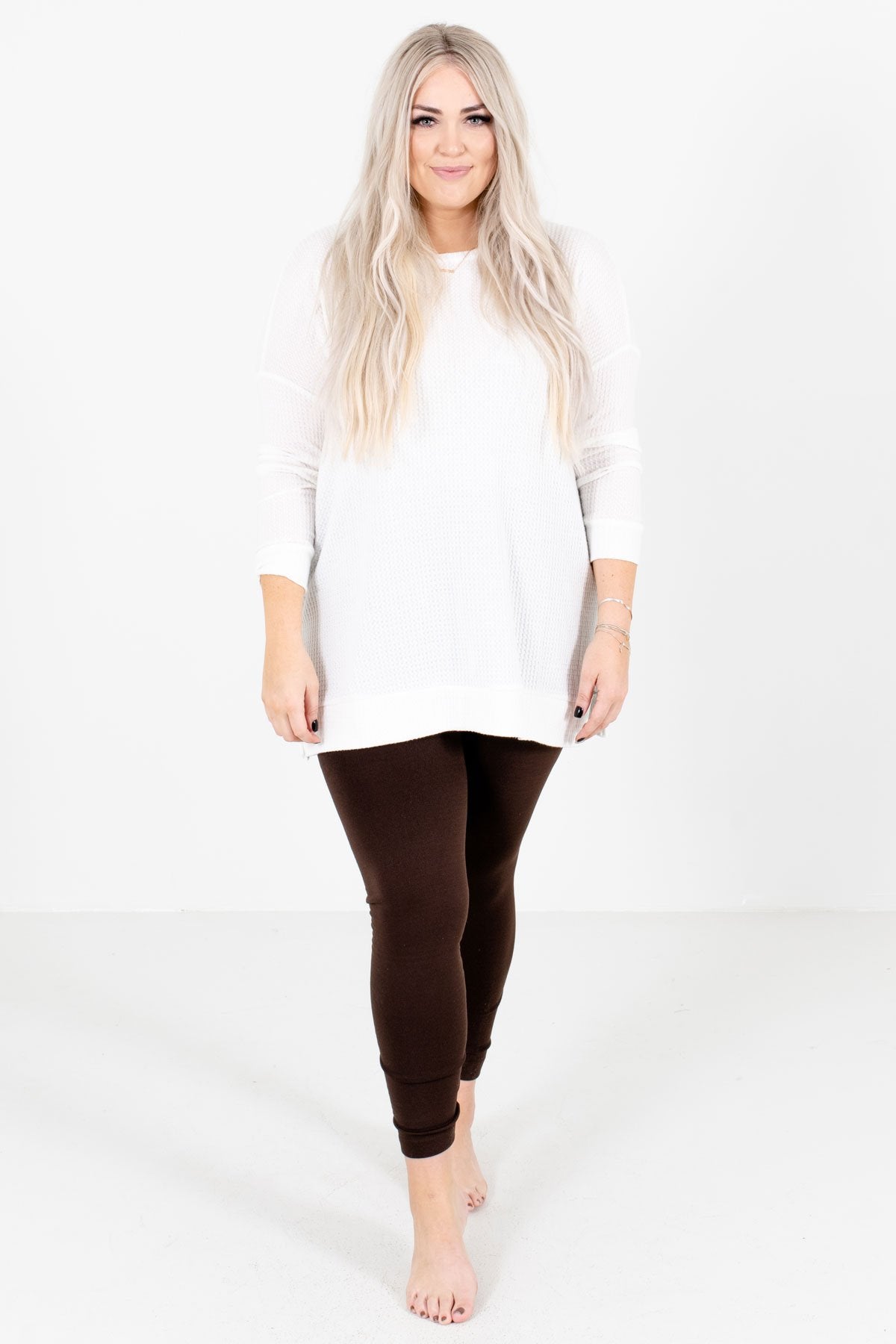 Brown Cute and Comfortable Boutique Leggings for Women