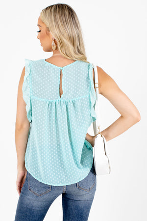 Black Crochet Lace Detailed Boutqiue Blouses for Women