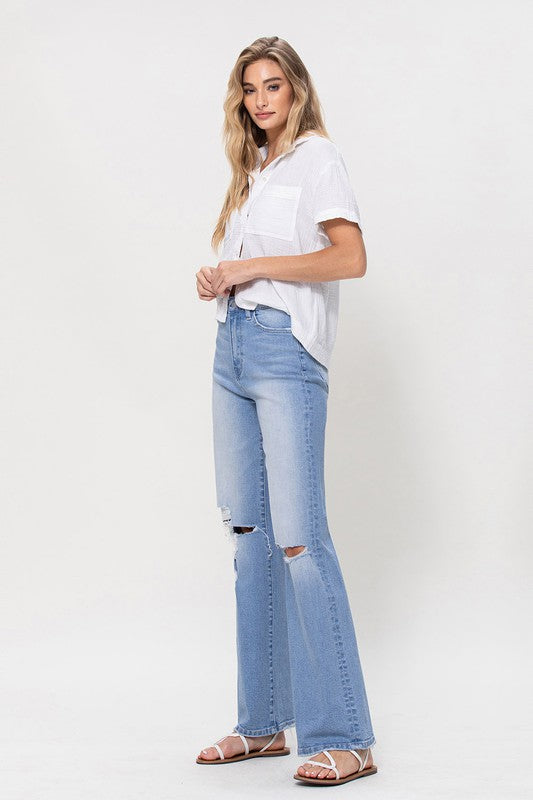 High-Waist Honey Denim Jeans - Flying Monkey Jeans | Bella Ella