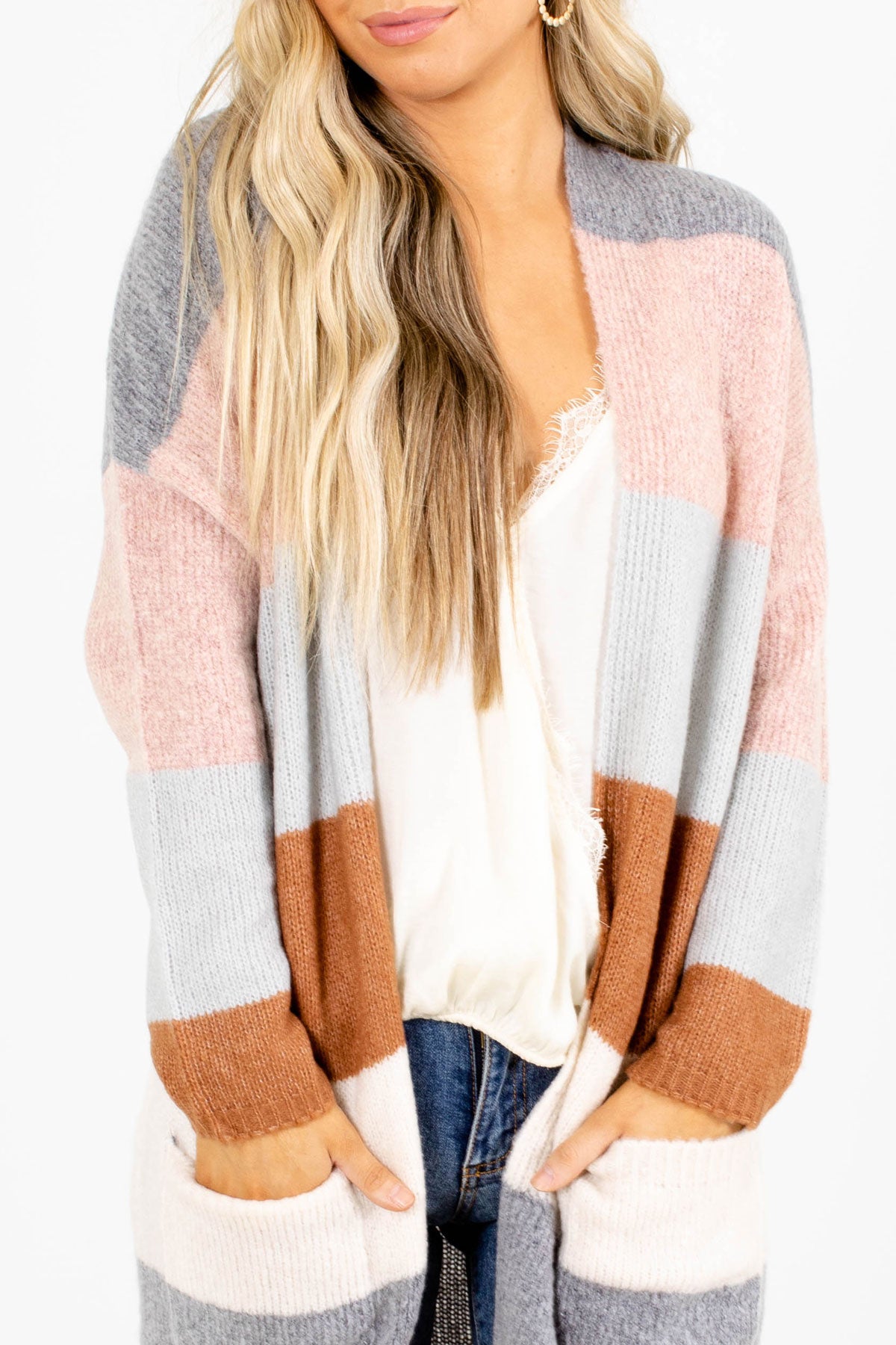 Soft Cardigan with Pockets for Women