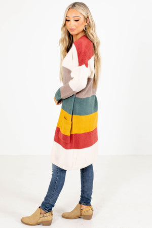 Striped Cardigan for Women