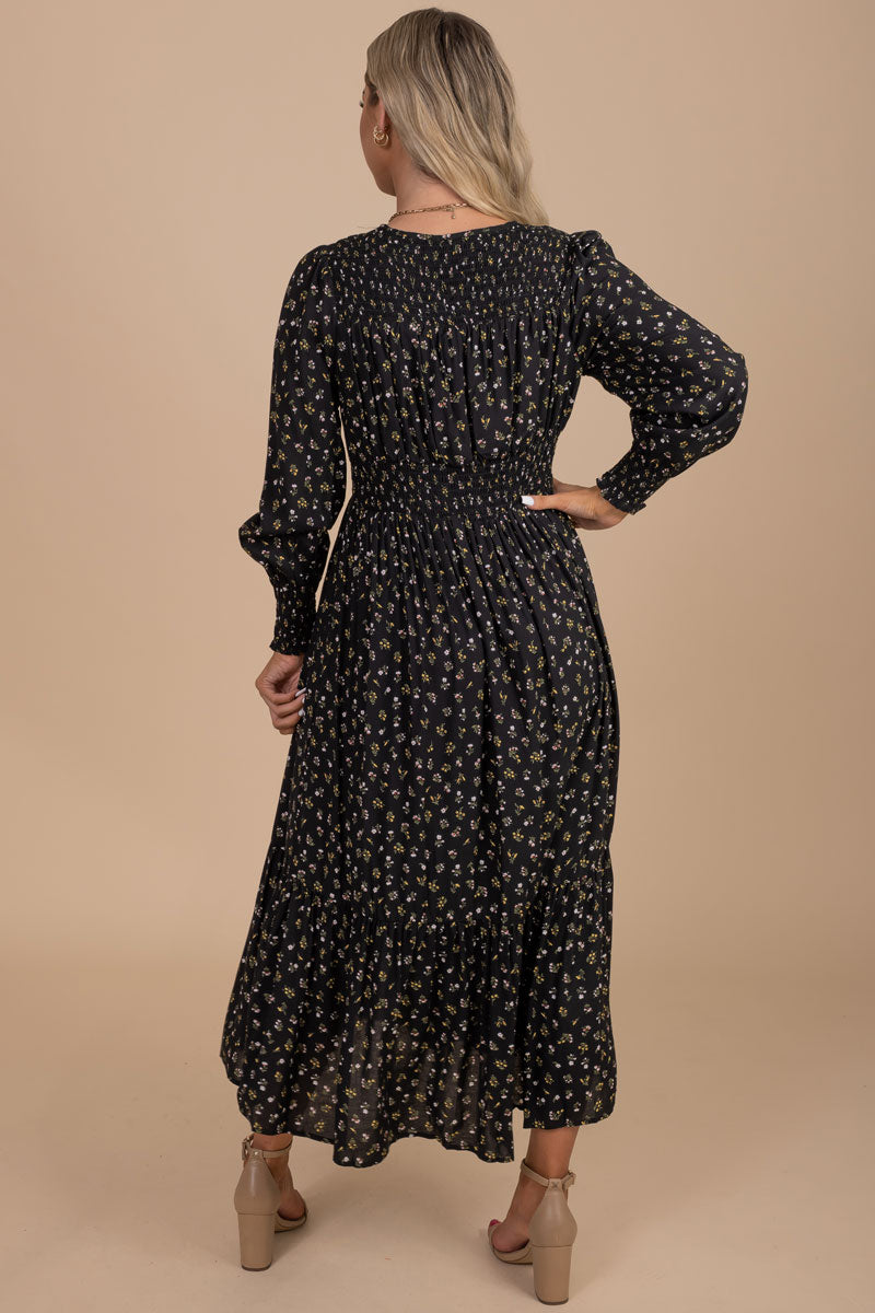 women's special occasion midi dresses for fall and winter