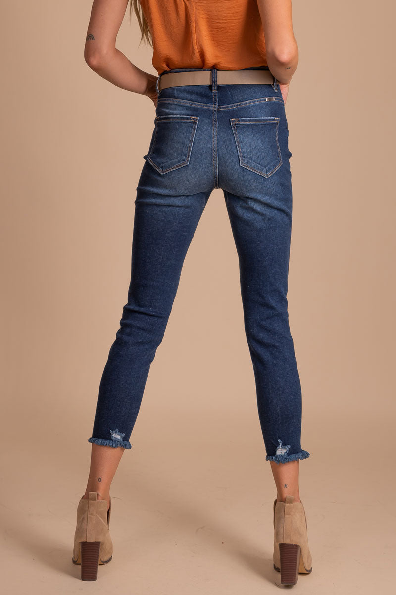 women's kancan denim skinny jeans