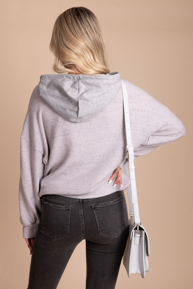 Be Iconic Drawstring Hooded Sweater