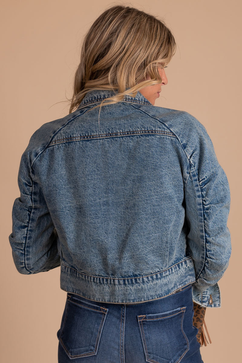EYE SEE YOU Denim Jacket – IMPECCABLE SCOOP