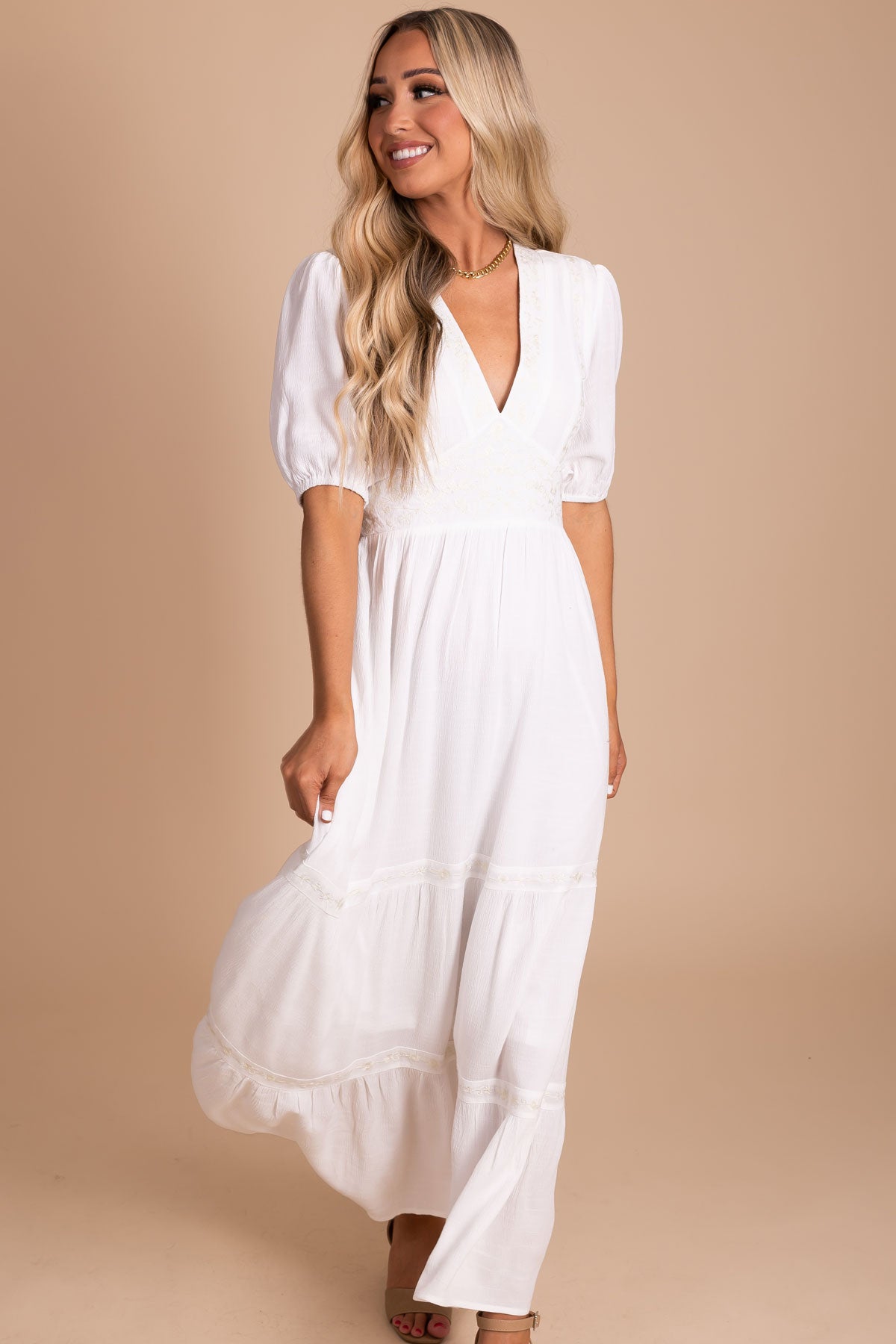 Boutique Women's White Dresses