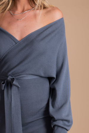 boutique women's long sleeve mini dress