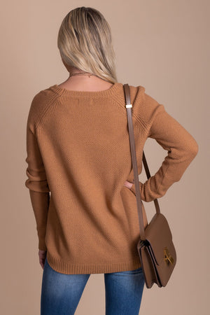 brown fall knit sweaters
