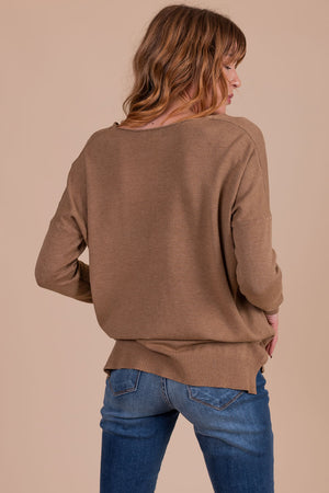 women's long sleeve tunic top