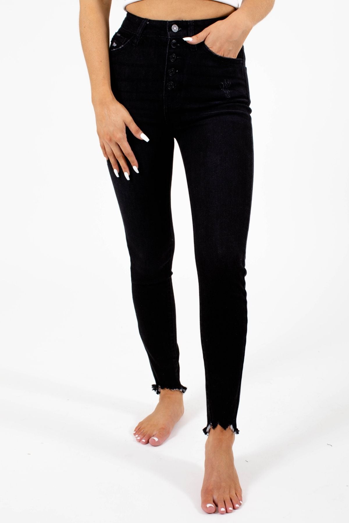 Black Denim Jeans from Bella Ella Boutique.