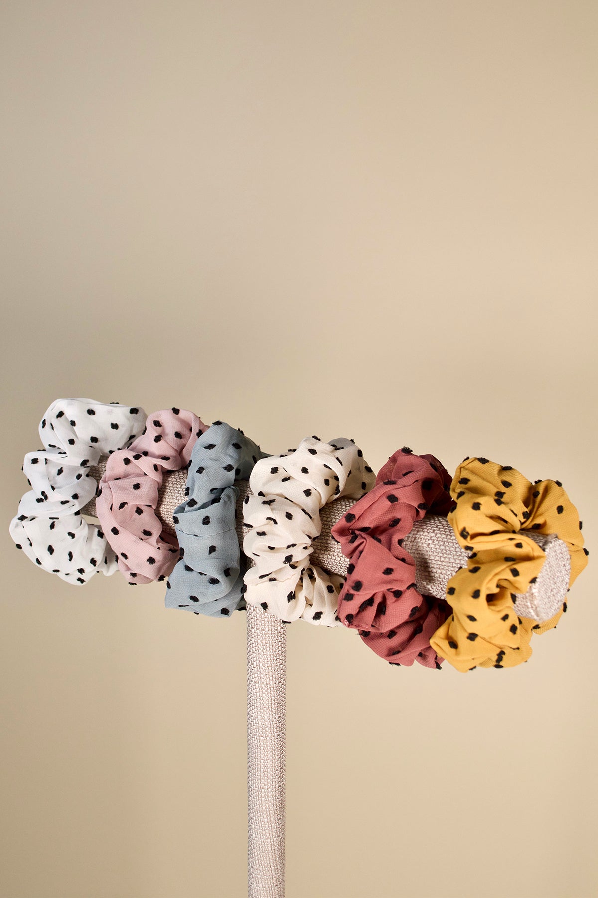 Polka Dot Scrunchies in Multiple Colors