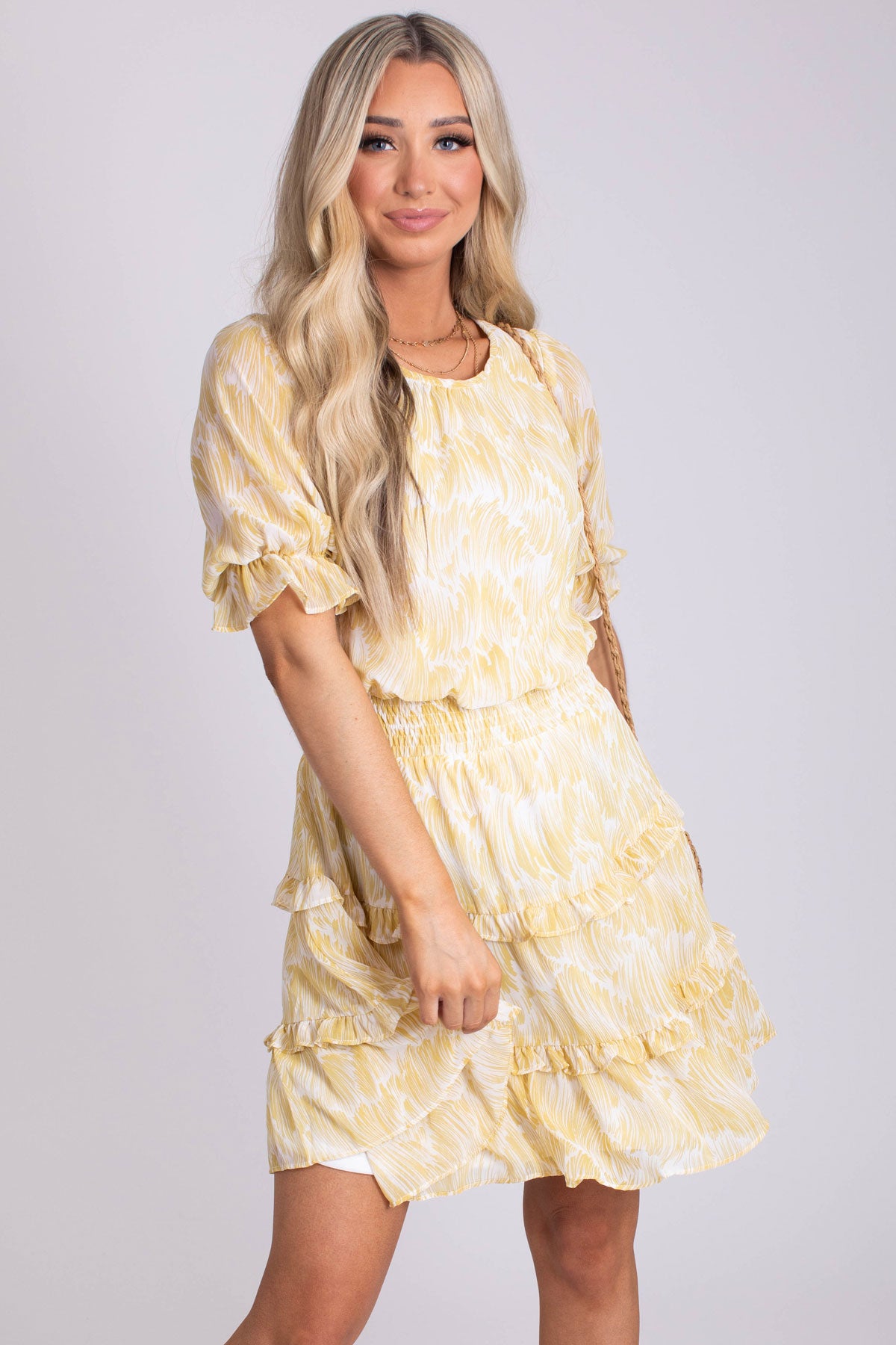 Yellow Boutique Dress for Women