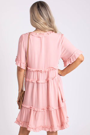 Pink Dress For Women Boutique