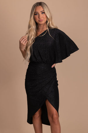 women's special occasion black dress