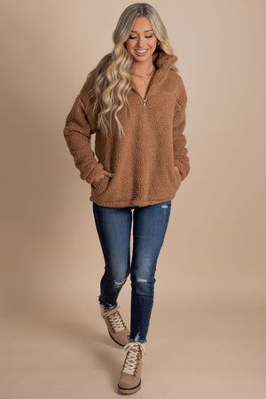 boutique fall sherpa sweater 