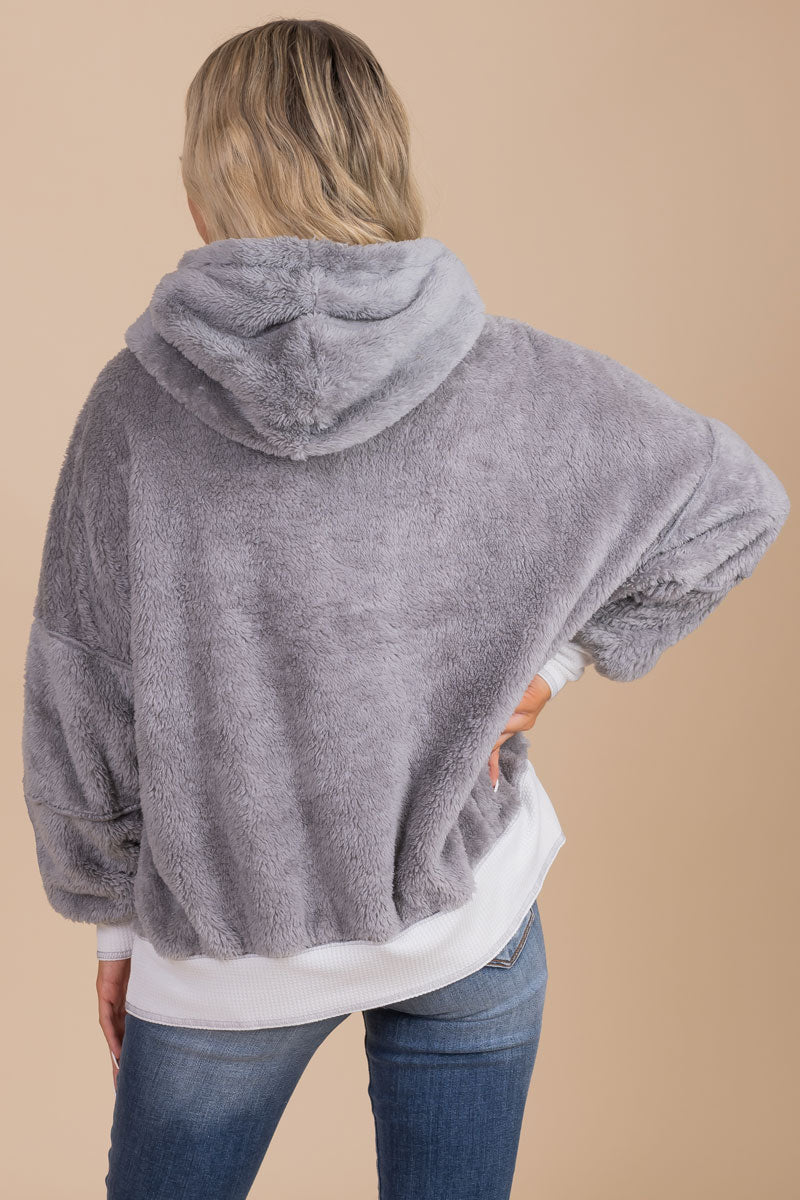 boutique women's fleece hoodie