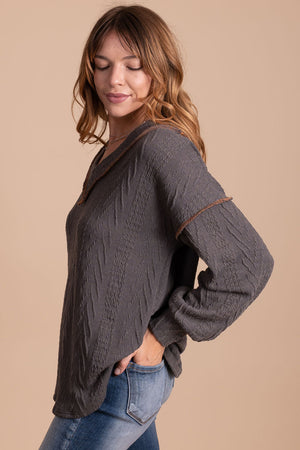 women's fall and winter v-neck sweater
