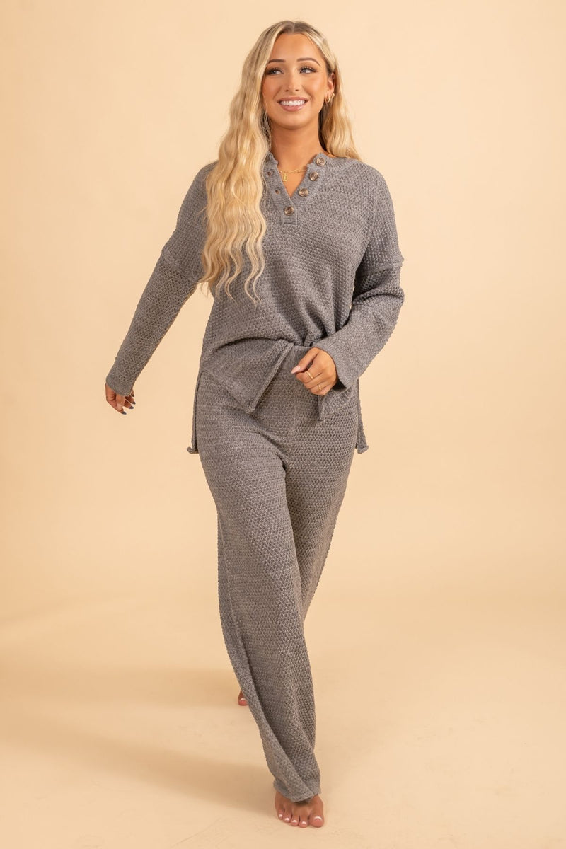 Cozy Dreaming Sweater Top and Pants Set