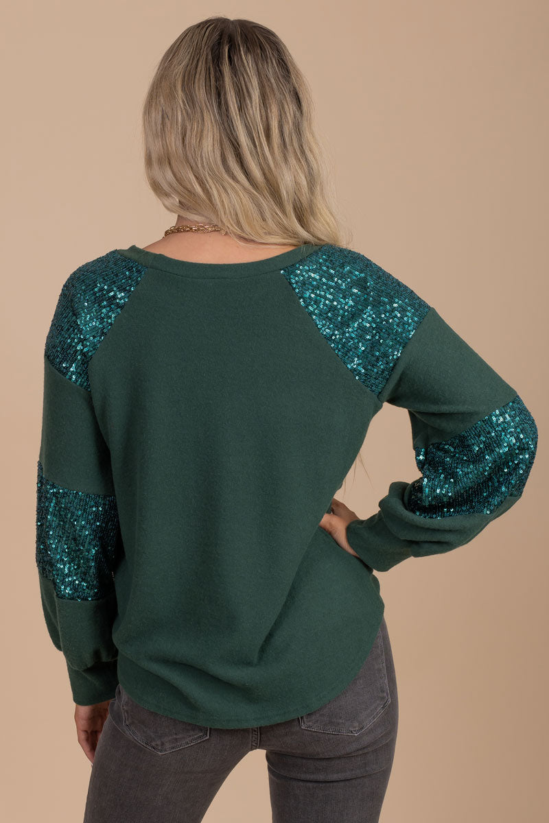 boutique long sleeve pullover