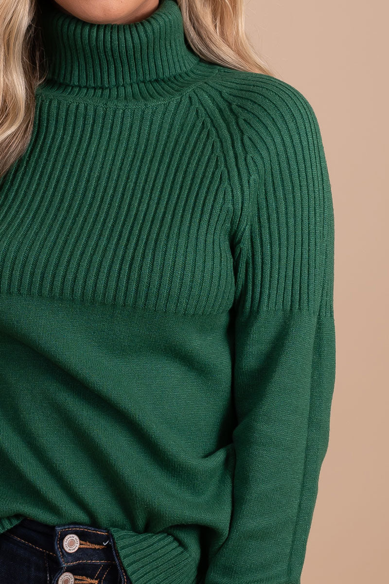 fall and winter boutique turtleneck sweater