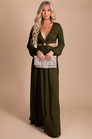 fall special occasion maxi dress