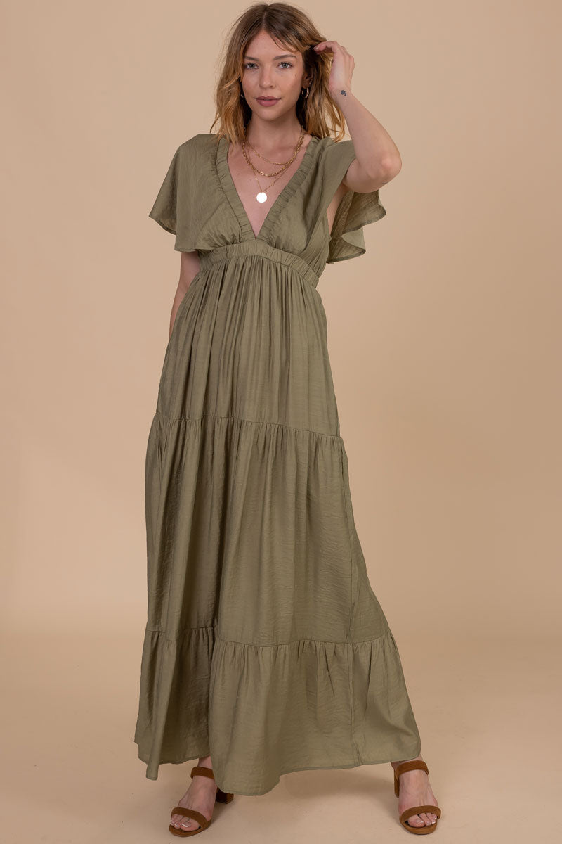 You and Me Tiered Maxi Dress