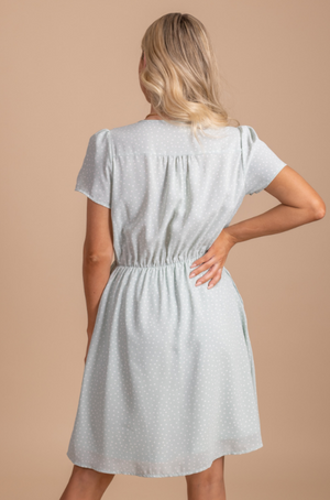 polka dot mini dress 