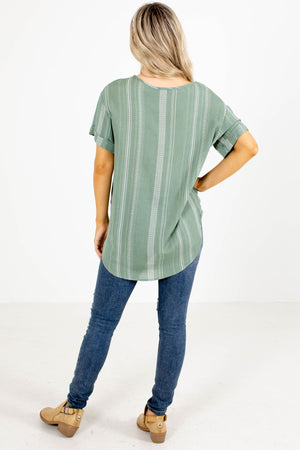 Here for the Applause Striped Blouse