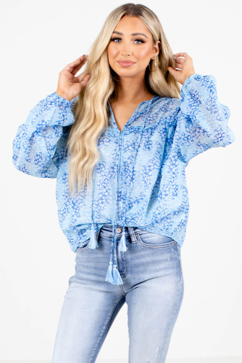 I Have A Dream Long Sleeve Top - Light Blue